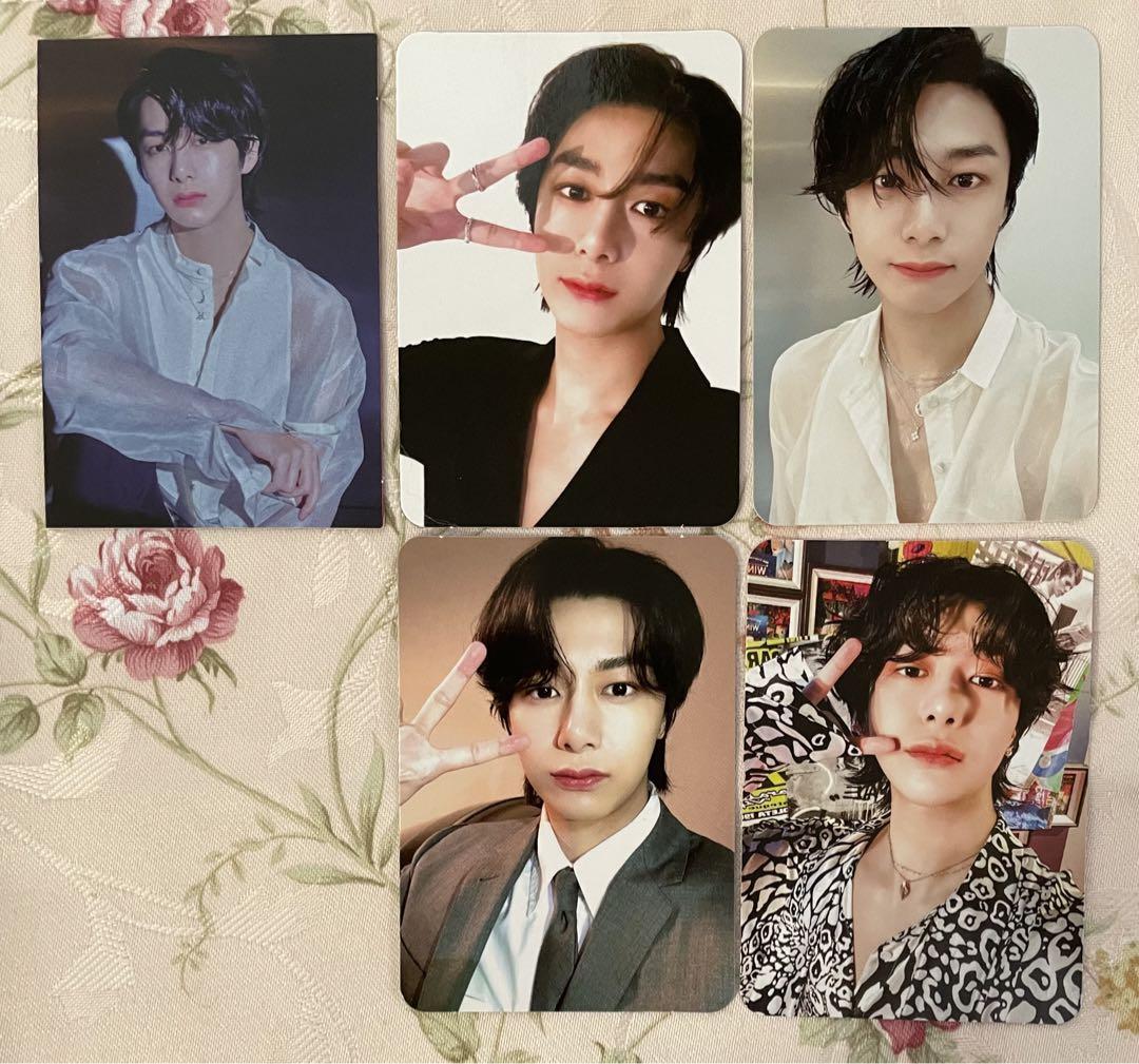 

[USED] monsta x FATAL LOVE Hyungwon trading cards set of 5