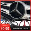 KMN5   Car Sticker 1Pcs ABS Car Front Grille Badge Decal Cover Emblem for Mercedes Benz W204 W205 W210 W211 W212 W213 C E Class GLA GLK