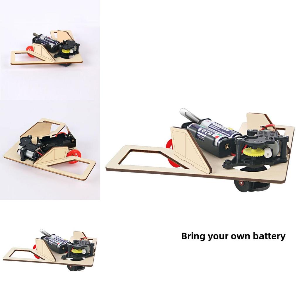 Simulated Obstacle Avoidance Robot Assembly Material Set Children Puzzle Toy For Educational Activities