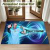 Crystal Velvet Square Rug Custom NameErling Haaland Pattern Non Slip Home Floor Decor Rug