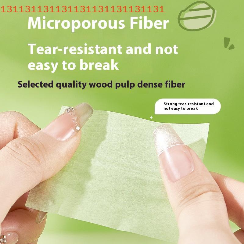 100 Sheets Oil Blotting Papers With Mirror Case Flour Puff Cartoon Durable Face Cleansing Makeup Tool Face Oil Blotting