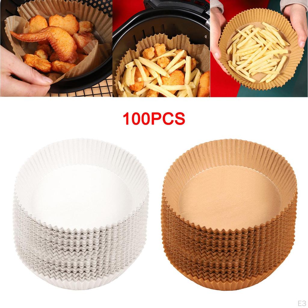 100 Parchment Paper for Baking Cookie Sheet Liner Thicken Oilproof Heat Resistant Heißluftfritteuse