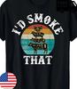 Funny Retro BBQ Party Smoker Chef Dad Gift - I'd Smoke That T-Shirt
