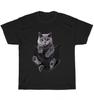 Grey Cat In Pocket Cats Kitten Pet Animal Lover T-Shirt