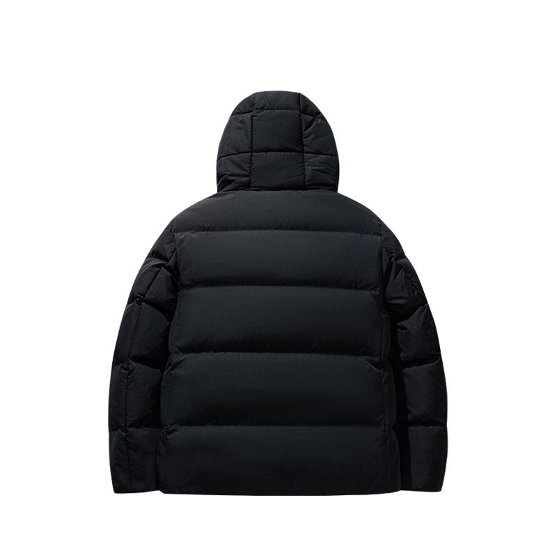 Anta Training Series Multicolor Down Jacket Sports Retro Waterproof Men Jacket Basic-Black 152548919N-3