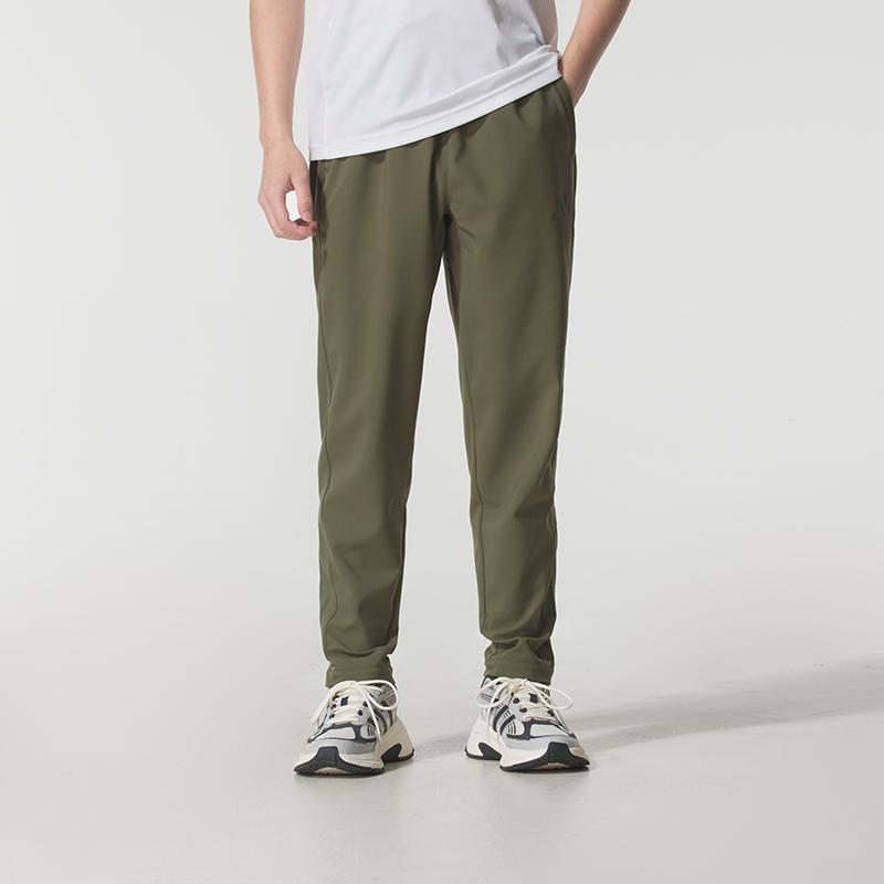 adidas Solid Color Logo Breathable Quick-Dry Running Fitness Training Woven Casual Pants Men Bottoms KA1299