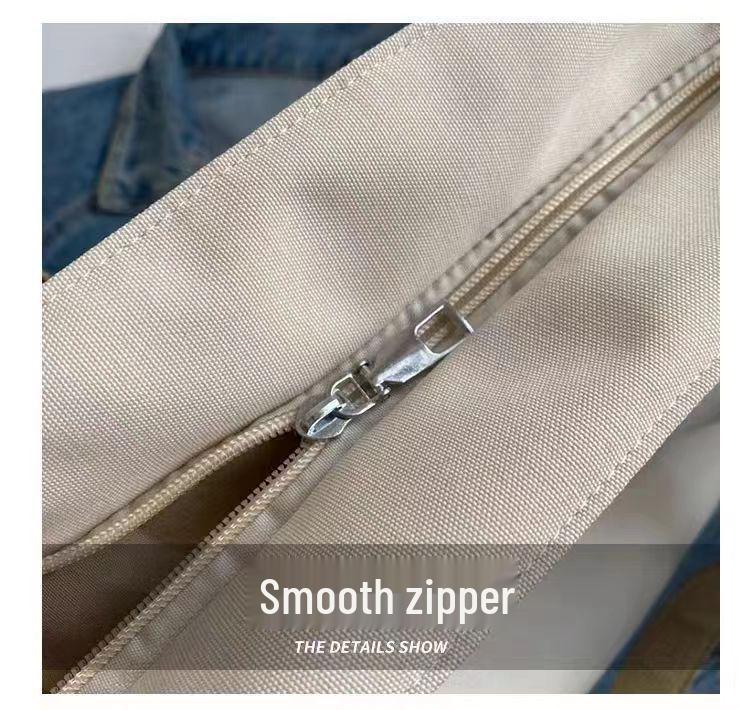 Women's Casual Canvas Tote: Large Capacity, Summer Fashion, Versatile Shoulder Bag for College Students.