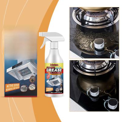 Mutfak Yağ Çözücü Köpük Sprey, Yağ Lekelerini Çıkarmak İçin Ağır Hizmet Tipi Ocak Temizleyici, 120ml