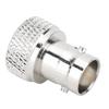 6 Stück Nickelplattierter SMA-Stecker auf BNC-Buchse Adapter mit Kupferinnenleiter für Antennen und Drahtlos-LAN-Geräte
