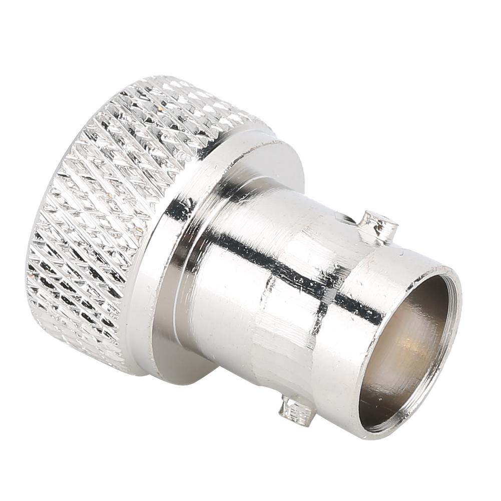6 Stück Nickelplattierter SMA-Stecker auf BNC-Buchse Adapter mit Kupferinnenleiter für Antennen und Drahtlos-LAN-Geräte
