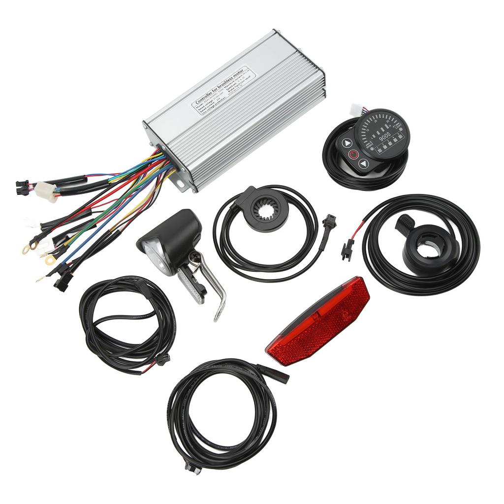 36V 48V Electric Bike 30A Sinewave Controller LED 900S Display with Thumb Throttle Power Assist