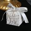 Elegantes Hochzeits-Süßigkeiten-Geschenkbox-Set - Hochwertige Hochzeits-Gastgeschenkboxen und -taschen