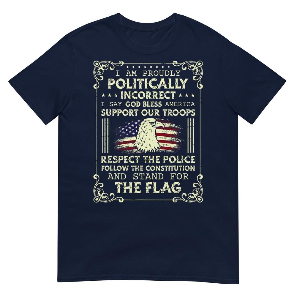 Politically Bless America Politic Tshirt S