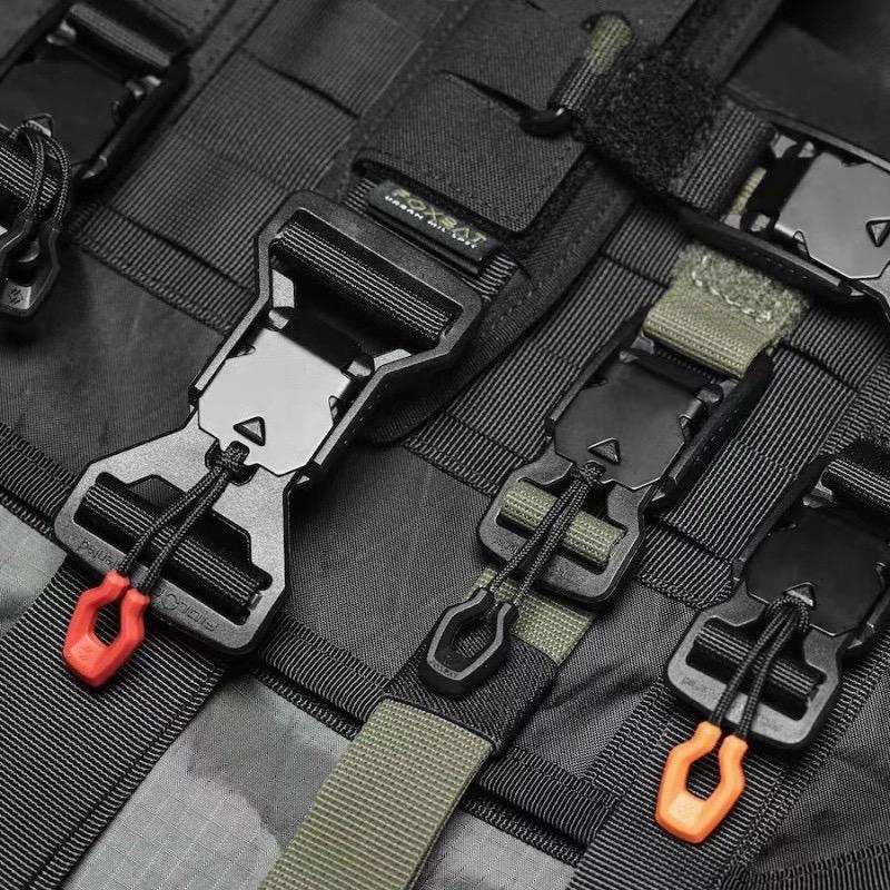 Multifunction Luminous Tactical Backpack Zipper Tail Rope Quick-release Replaceable Zipper Head Extension Cord Bag Accessories