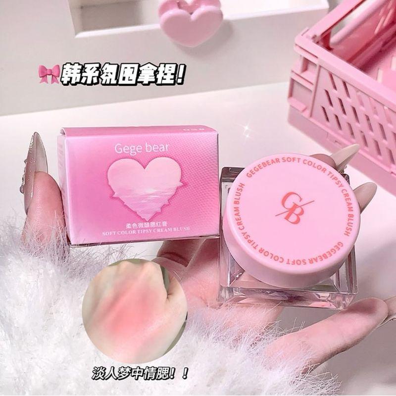 Gege Bear - Weiche Farbe Tipsy Cream Rouge für die Wangen - 1-4