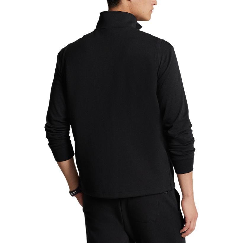 Polo Ralph Lauren Ss24 Solid Color Logo Embroidered Zipper Casual Vest Men vests Black MNPOKNI1N220006-001