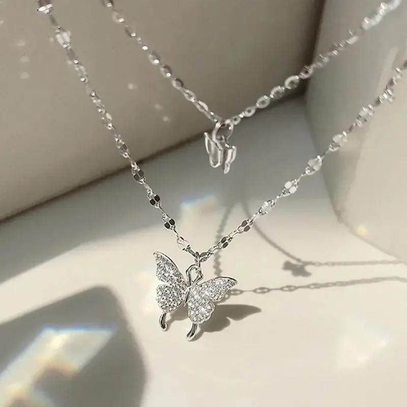 Fashion Simple Personalized Alloy Necklace Lats Shiny Collar Suitable for Women's Daily Accessories Holiday Gifts-S084