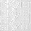 Voilage Jacquard "Sama" tamisant 140 x 240 cm Atmosphera - Blanc