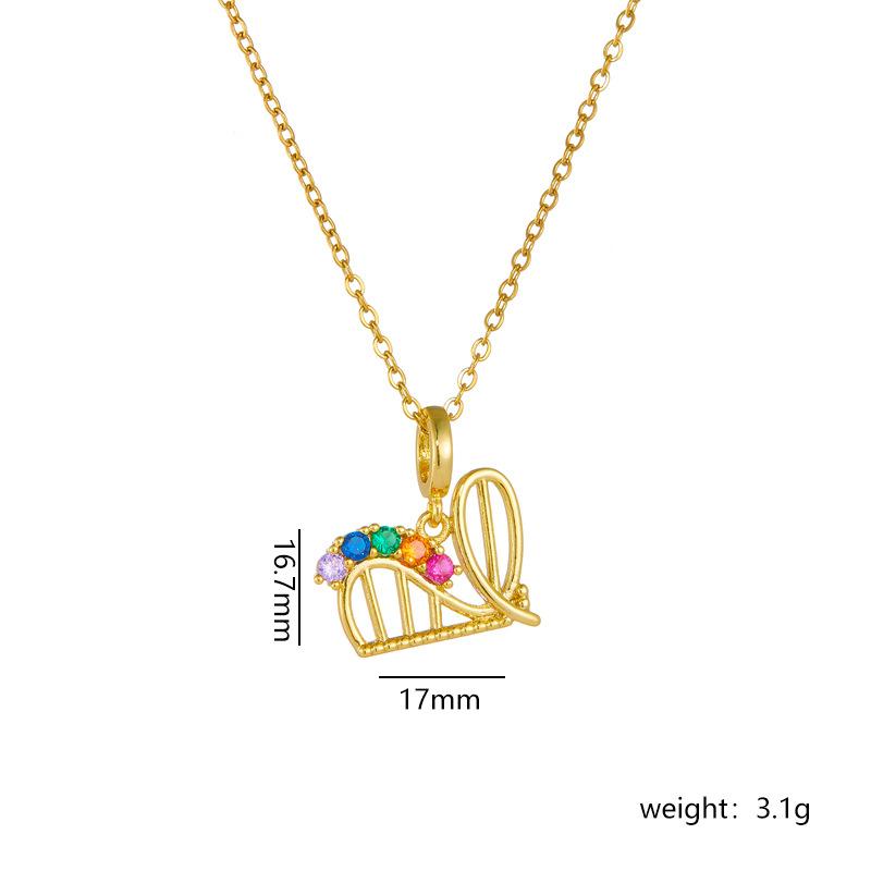 

Sweet Zircon Butterfly Moon Pendant Necklace Cute Stainless Steel Chain Jewelry Gifts for Women Teen Girls