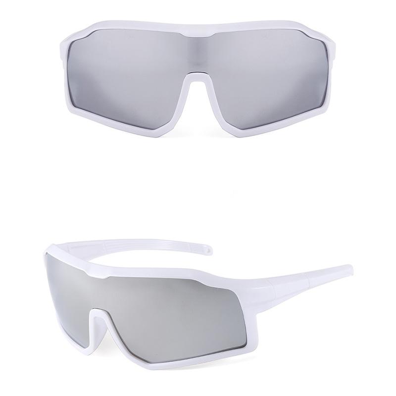 Fashion Large Frame Kids Cycling Sunglasses Windproof Cool Anti UV Sun Glasses For Boys Girls Outdoor Mountaineering Wind Resistant Children Eyewear