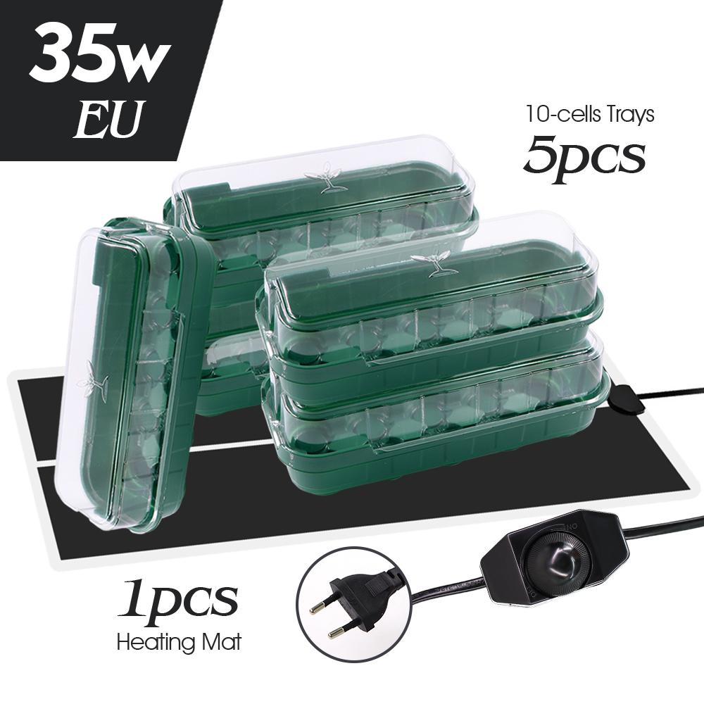 14/35W Plăcuță de Încălzire Plante Încălzitor Covoraș Termic Tăvi Răsaduri Pepinieră Cutie Germinare Seră Ștecher US/EU/UK/AU Control Temperatură