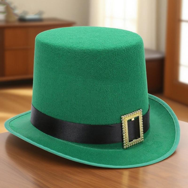 Cappello Unisex Leprechaun Jazz Cabaret Tessuto Morbido in Cotone Perfetto Per Feste A Tema Evento