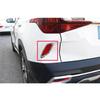 For Kia Seltos    Car Accessories ABS Chrome Rear Reflector Fog Light Lamp Cover Trim Bezel Frame Styling Garnish