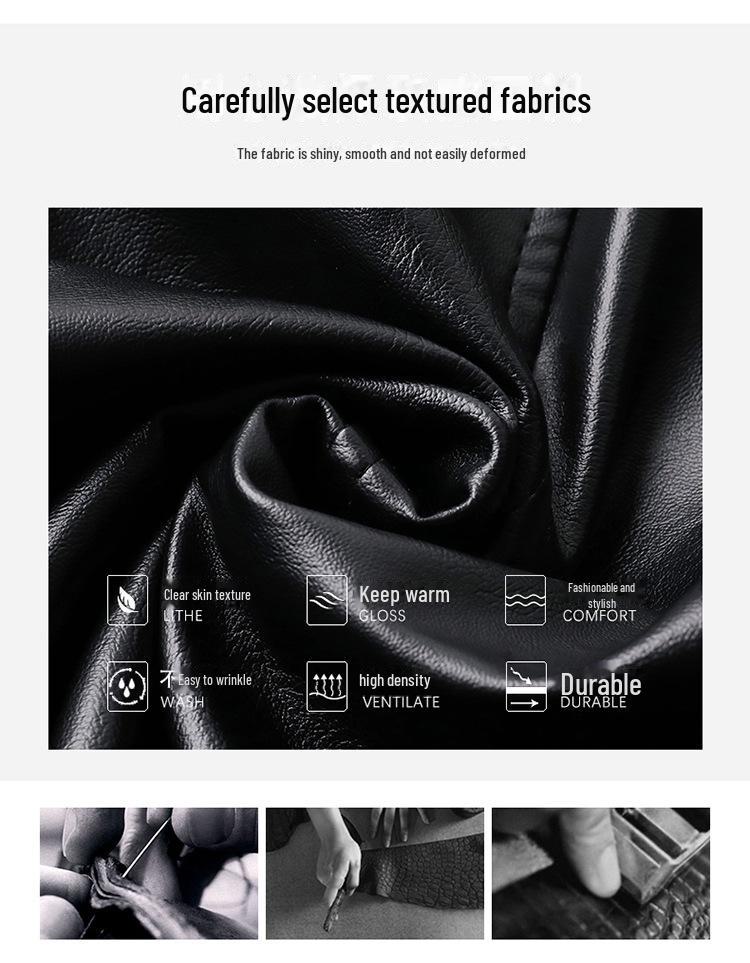 Men's Leather Bomber Jacket - Autumn/Winter 2023