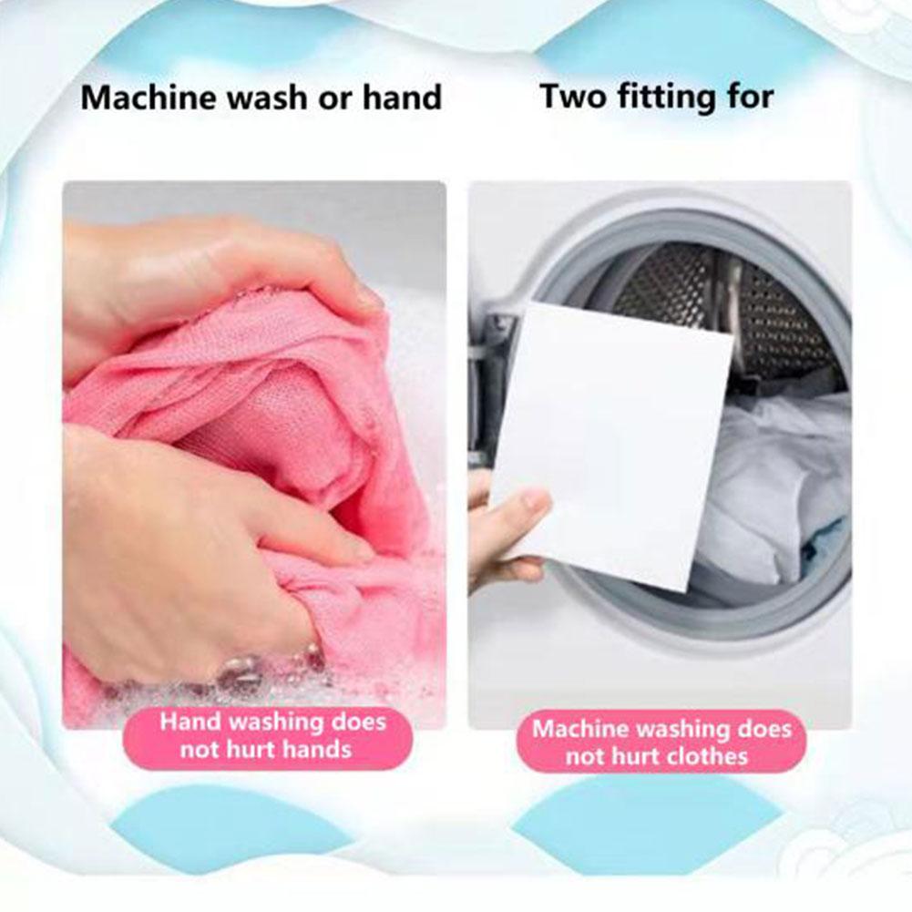 Detergent For Washing Machines Laundry Tablets Underwear Children's Clothing Laundry Soap Bubble Paper Clothing Cleaning Tools