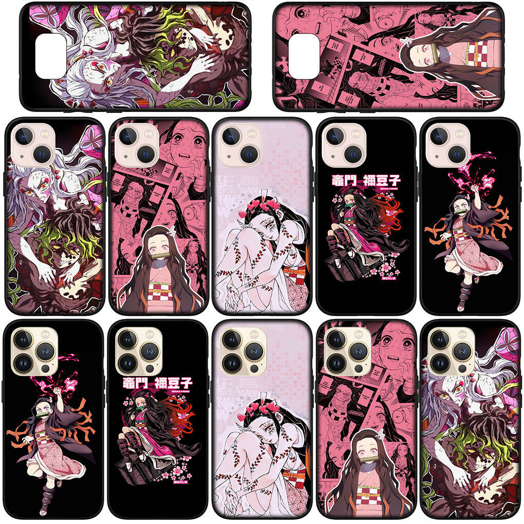 Case for iPhone 17 16 15 Xiaomi Poco F8 F7 X7 X6 M8 C85 C75 C71 Redmi Note 14 13 12 11 Pro Max A3 14C 13C 15C Daki Gyutaro Nezuko Demon Slayer Cover
