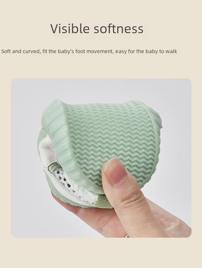 Non-Slip Soft Mesh Toddler Sandals for Boys and Girls (0-2 Years)