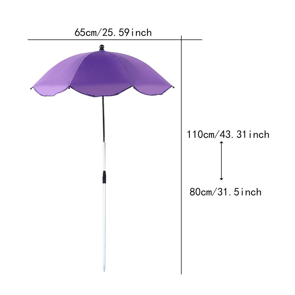 Plant Umbrella Easy Installation Multipurpose Reusable Decor Lightweight Outdoor Plant Umbrella Canopy Telescopic for Garden Bed