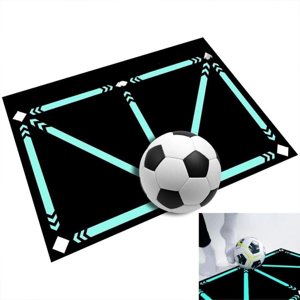 

Enhance ball control skills Soccer Training Mat Rubber Non Slip Exercise Mat Style 3