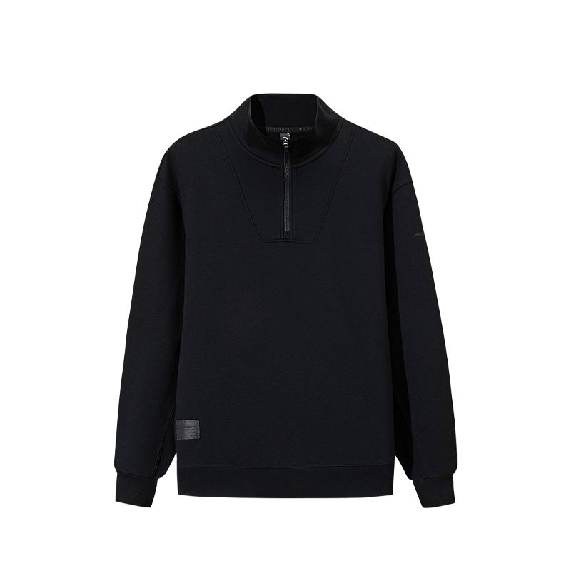 

Anta Тренировочная серия Однотонная стойка воротник Универсальная Повседневная Теплая Удобная Толстовка Мужская Толстовка 152547719N-2 L