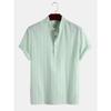 HNXC Women's Fashion Short Sleeve POLO Neck Casual Blouses & Shirts Classic Exquisite