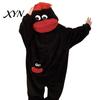 Warm Plush Onesie Funny Wearable Big Mouth Pajamas for Kids, Adults, Soft Kids Sleepwear Fleece Cozy Home Loungewear, Hooded One-Piece Jumpsuit Dress