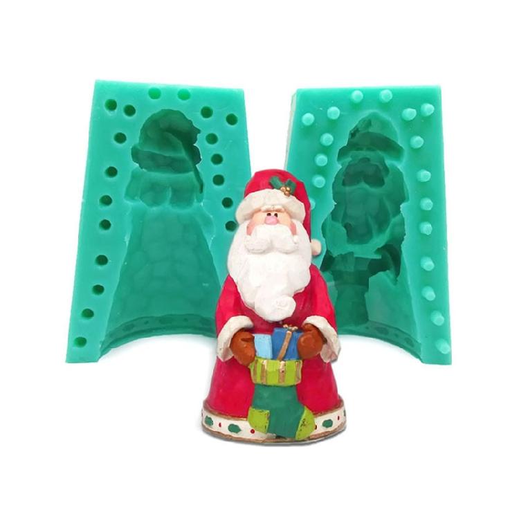 Silicone Cake Decorating Candle Mold Chocolate Candy Baking Molds for Xmas Party Home Decoration Handmade Gift Craft DIY