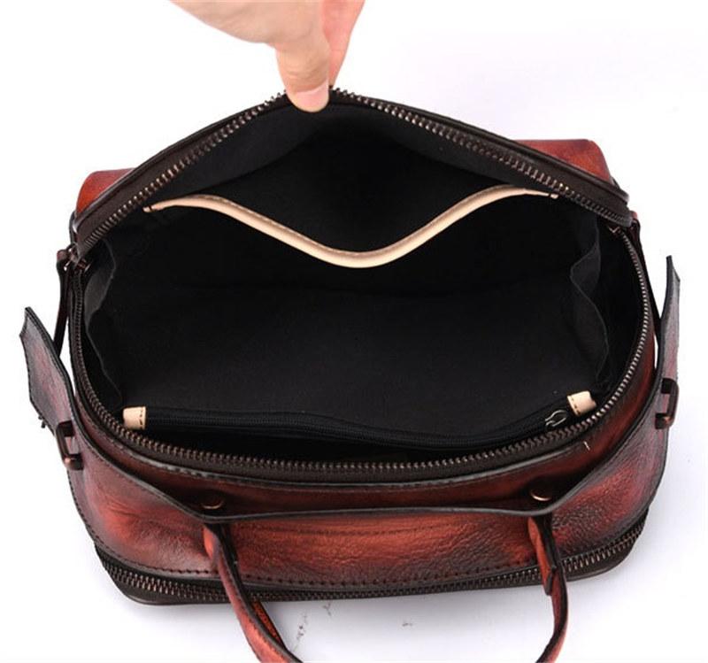 Borse da donna dal design vintage Borse a spalla in vera pelle per signore Regali Borsa a tracolla