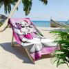 Diddl Cute Print Beach Towel, Large Soft Quick Dry Towel for Beach Camping Swimming