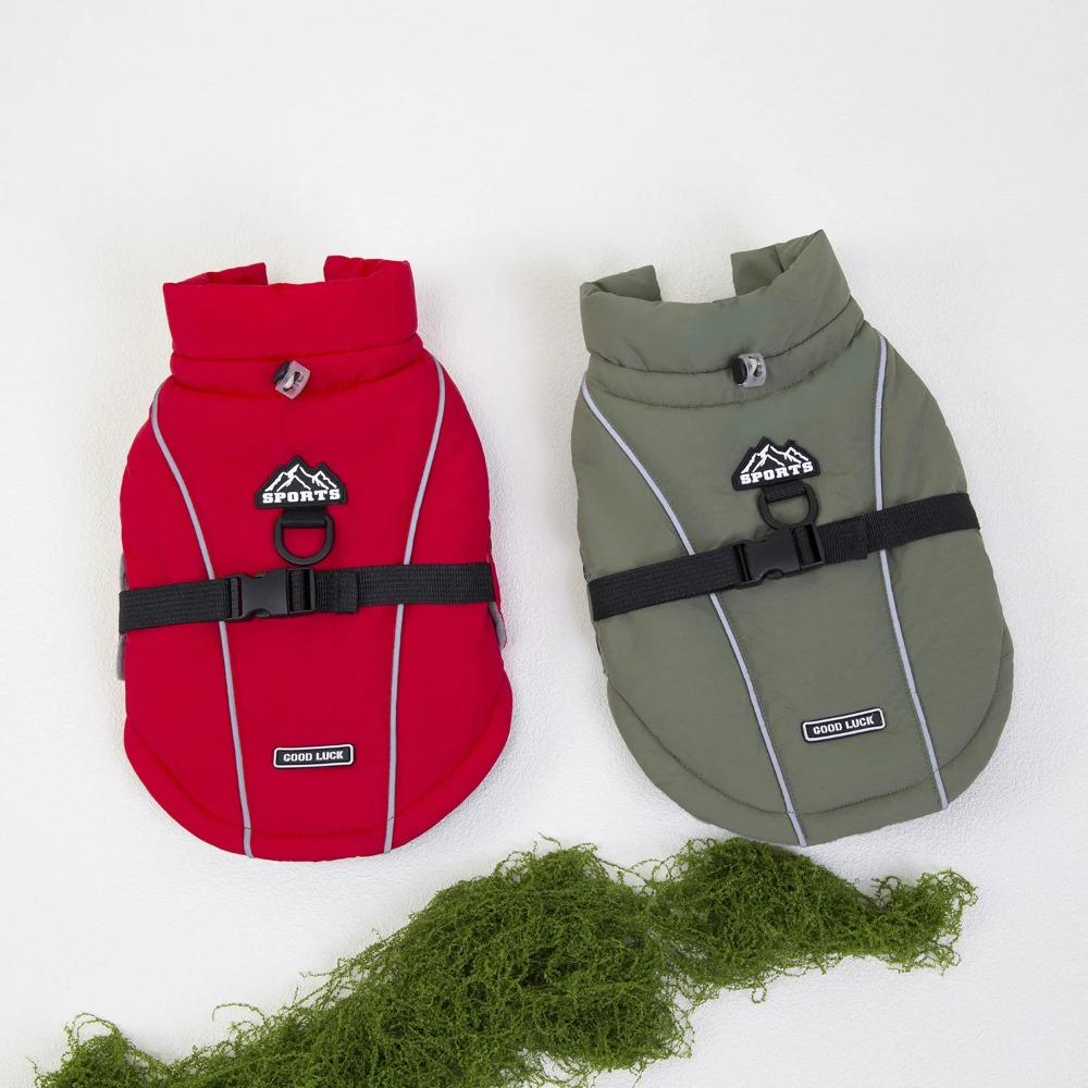 Dog bipedal autumn and winter thickened warm and cold-proof pet cat Bigbear Teddy 25 cape cotton vest