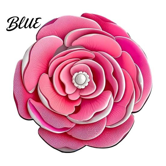 Realistic Decorative Rug Shape Entrance Absorbent Non-Slip Bath Mat 3D Flower Floor Three-dimensional for Living