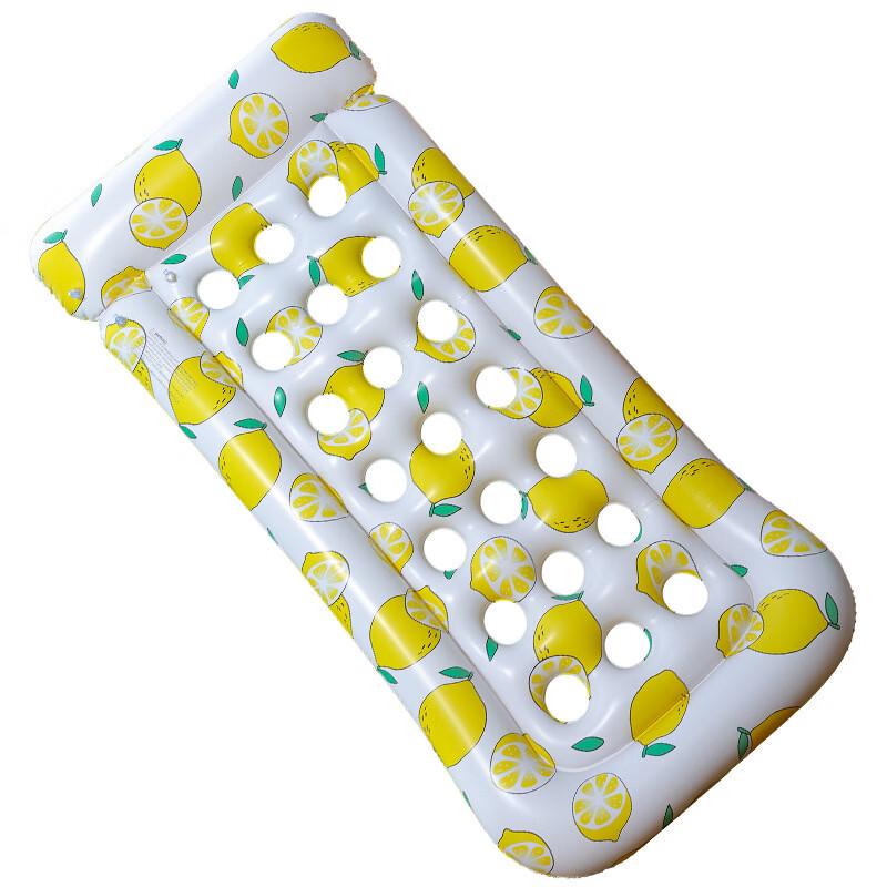 Inflatable Lemon Ring Pool Float