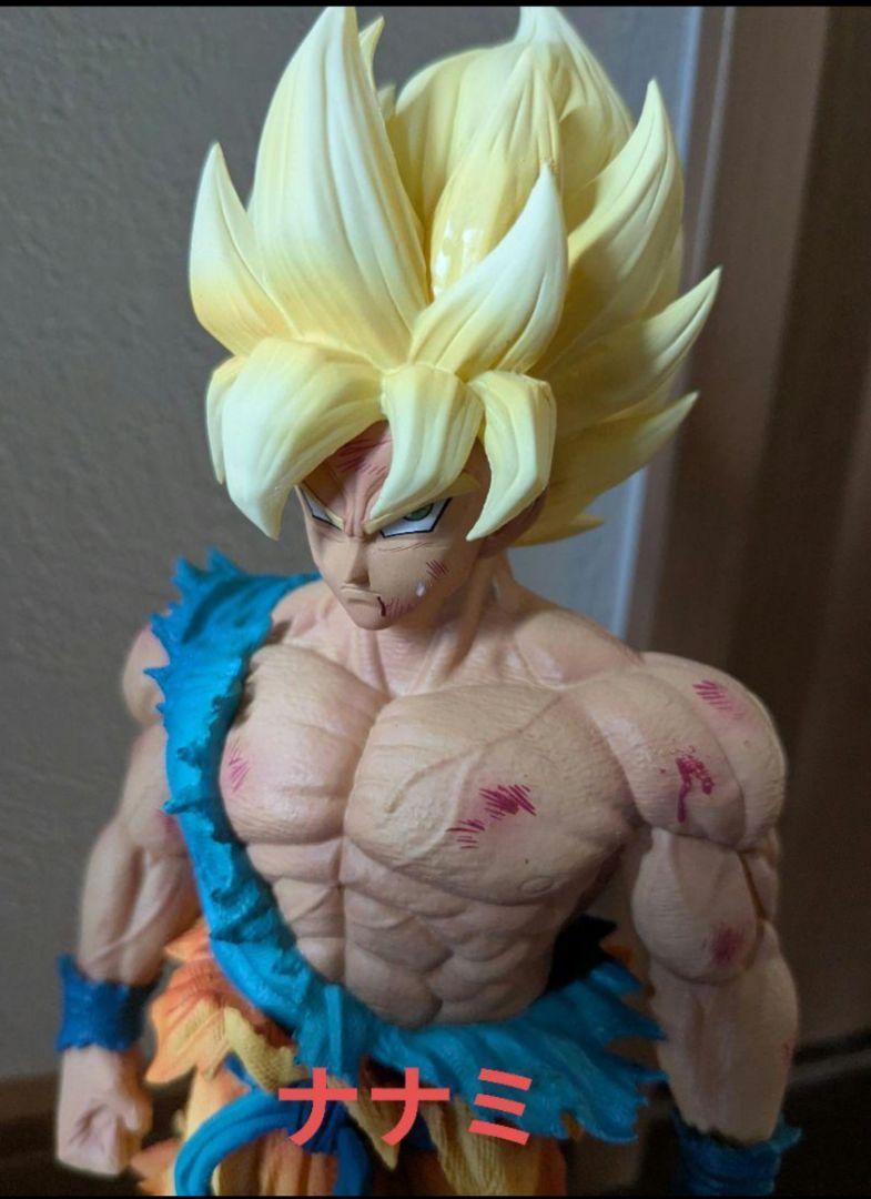 

[USED] Dragon Ball Son Goku Super Saiyan Final Battle Grandista Size 28cm