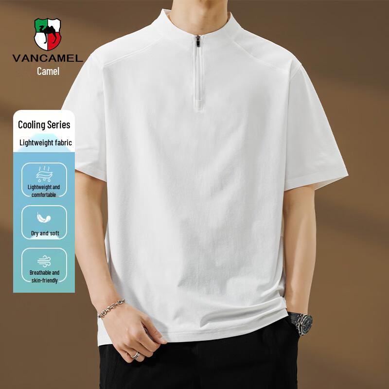 VANCAMEL Men s UV Protection Crew Neck Casual T-Shirt EUR 40