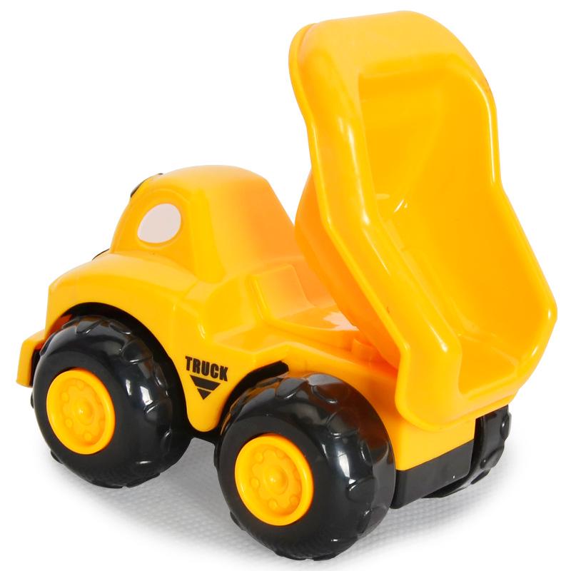 Mini Cartoon Toy Car, Sliding Construction Vehicle, Excavator Model Children'S Early Education Enlightenment Toy