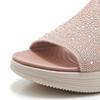 Women'S Sandals Comfy Air Cushion Support Walking Shoes Sweat Knit Slingback Platform Shoe Zapatos Para Mujer Sandalias Planas