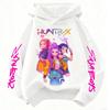 Abbigliamento Sportivo con Cappuccio in Stile Cinematografico Rumi, Mira, Zoey per Ragazzi e Ragazze, Moda Street Trendy per il Tempo Libero