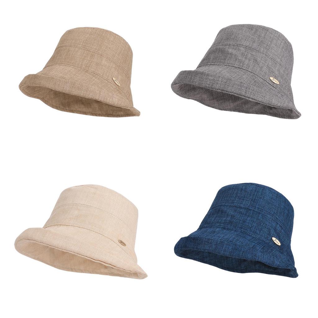Classic Summer Sun Protection Fisherman Hat With Breathable Polyester For Women