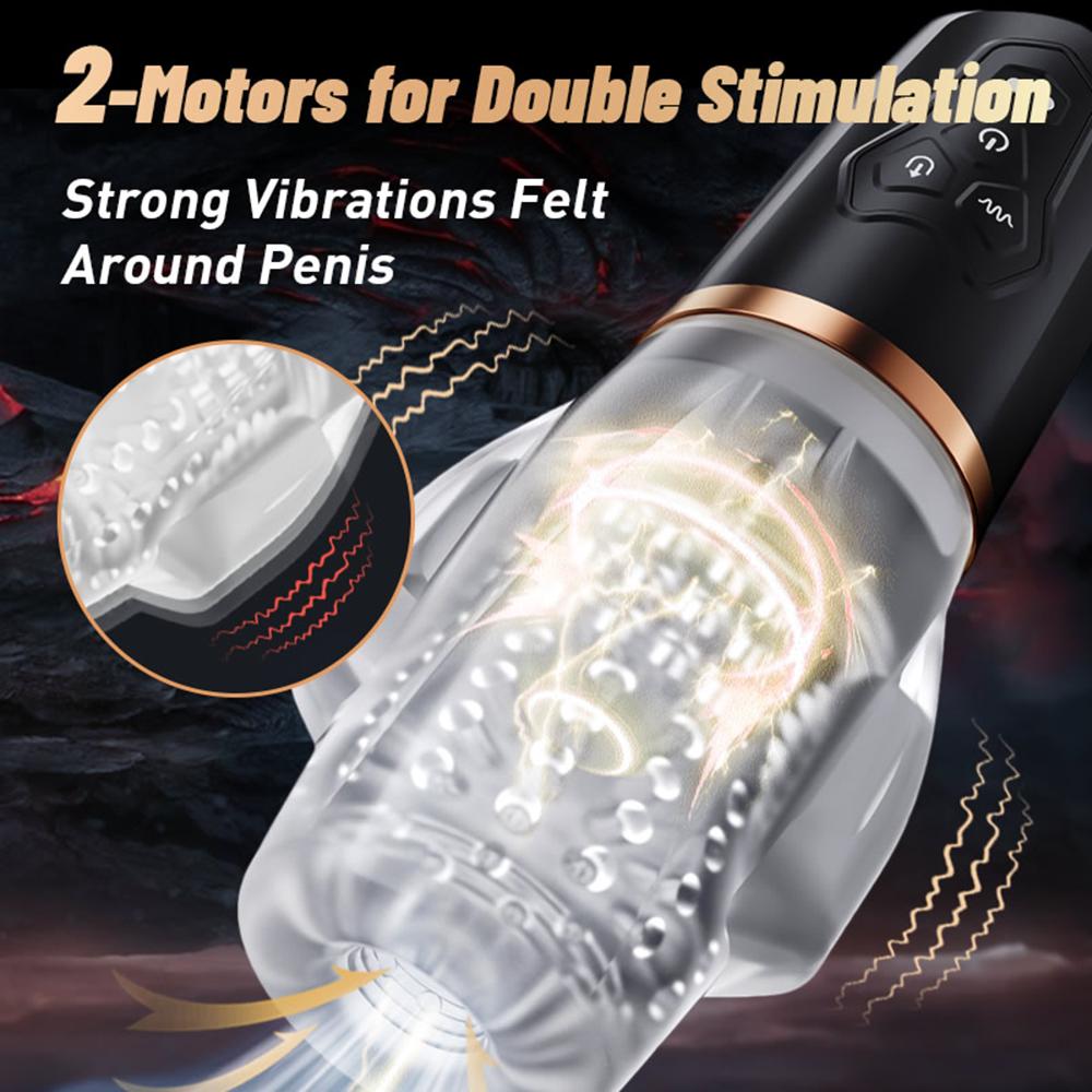 Automatic Sucking Male Mastubator Cup Vibrating Blowjob Masturbation Supplies Sex Machine Adult Goods For Men Sex Toys For Men