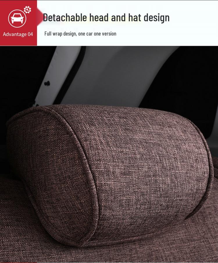 Volkswagen Jetta Five-Seater Linen Seat Cushion - All Seasons, Custom Fit